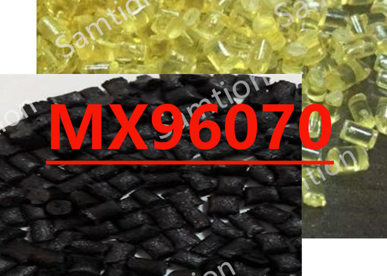 Το S-Plastic Thermocomp MX96070 είναι μια ένωση που βασίζεται σε ρητίνη πολυπροπυλενίου που περιέχει επιβραδυντικό της φλόγας.