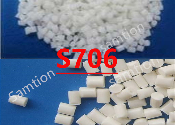 Η ρητίνη S-Plastic Cycolac S706 έχει καλή ροή, πολύ καλή επίπτωση, μέση αντοχή στη θερμότητα, καλή δυσκαμψία, εσωτερικό αυτοκίνητο και