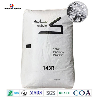 UL Αξιολογείται PC S-Plastic Lexan 143R HB Μη αλογενωμένο 10,5 MFR UV σταθεροποιημένο
